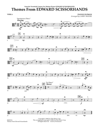Themes from Edward Scissorhands - Viola