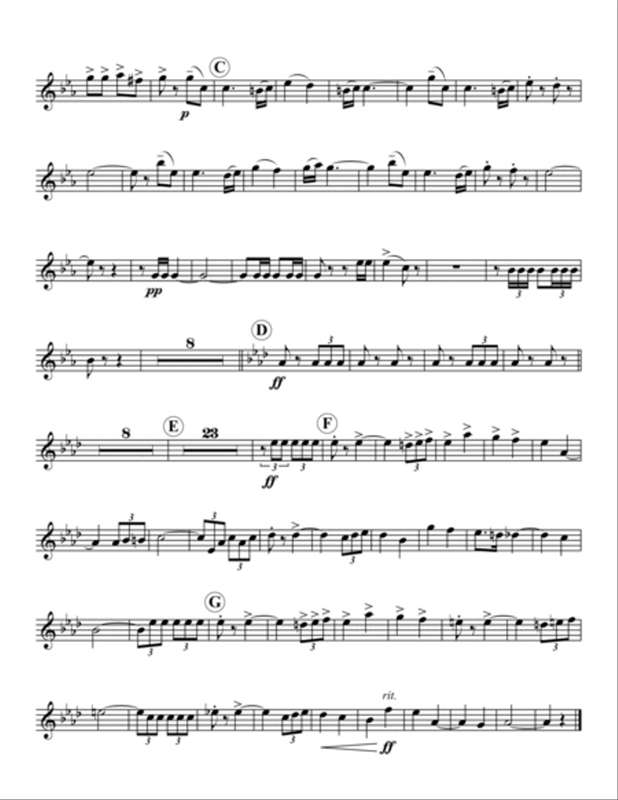 The Vanished Army The Vanished Army Brass Quintet scores gallery preview page 6