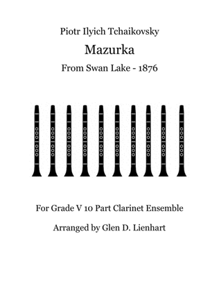 Mazurka - Swan Lake (Clarinets)