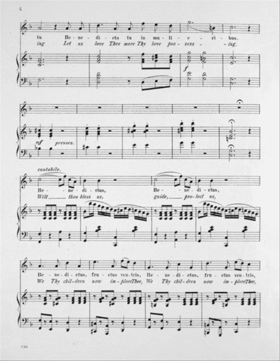 Ave Maria Voice scores gallery preview page 2