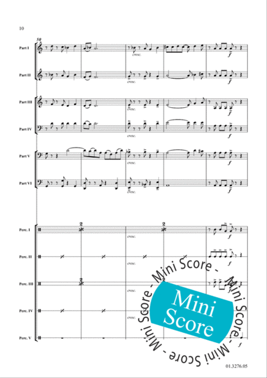 Festivo! Festivo! Concert Band scores gallery preview page 14