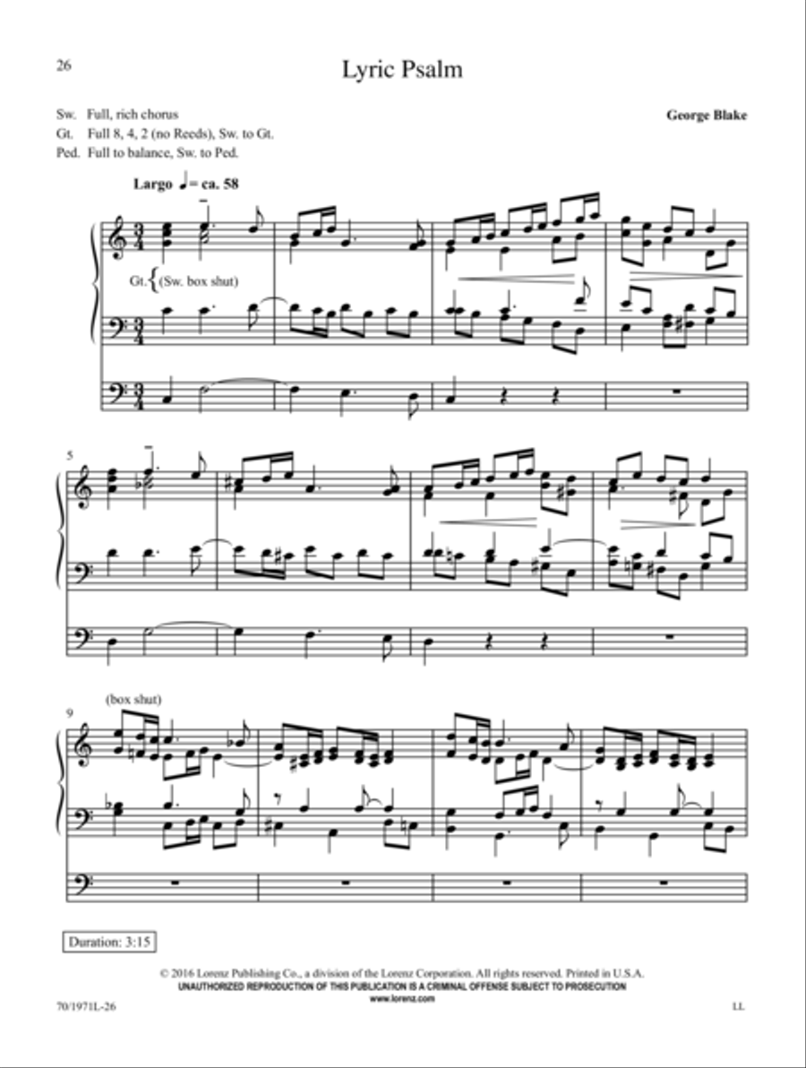 Majesty and Triumph Organ Solo scores gallery preview page 10