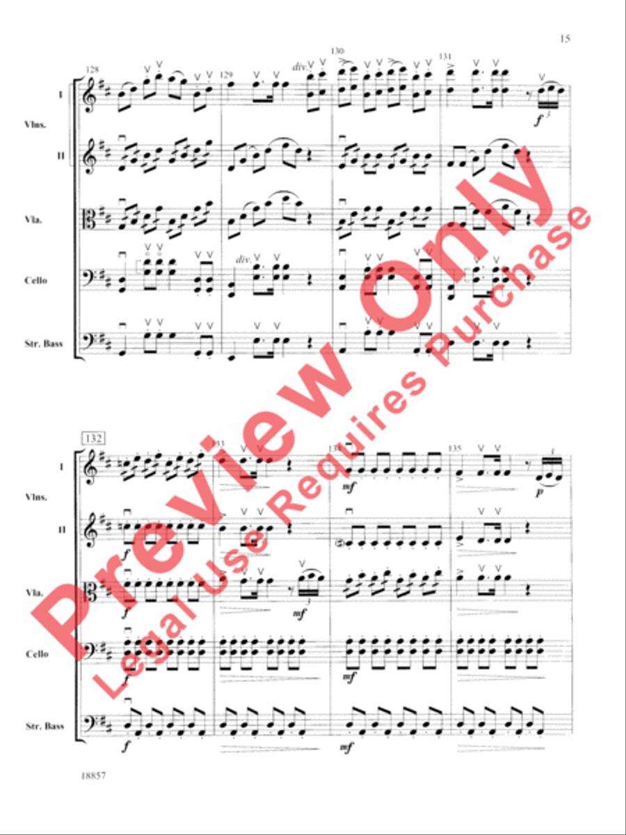 Wedding Day at Troldhaugen String Orchestra scores gallery preview page 16