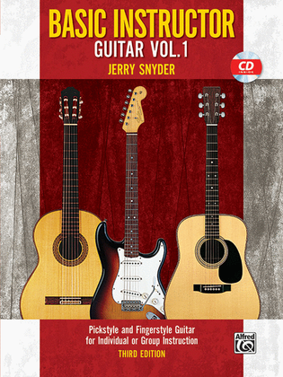 Book cover for Basic Instructor Guitar, Book 1