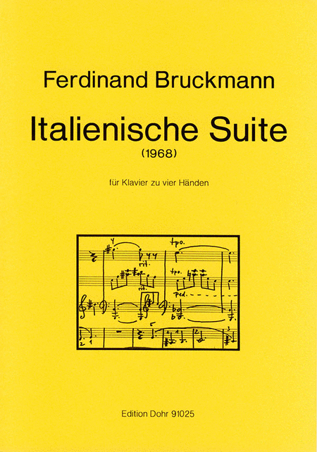 Italienische Suite für Klavier zu vier Händen (1968)