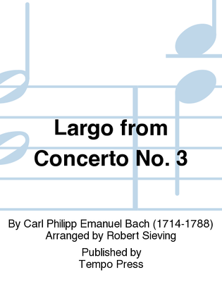 Cello Concerto No. 3 in A, H. 439: Largo