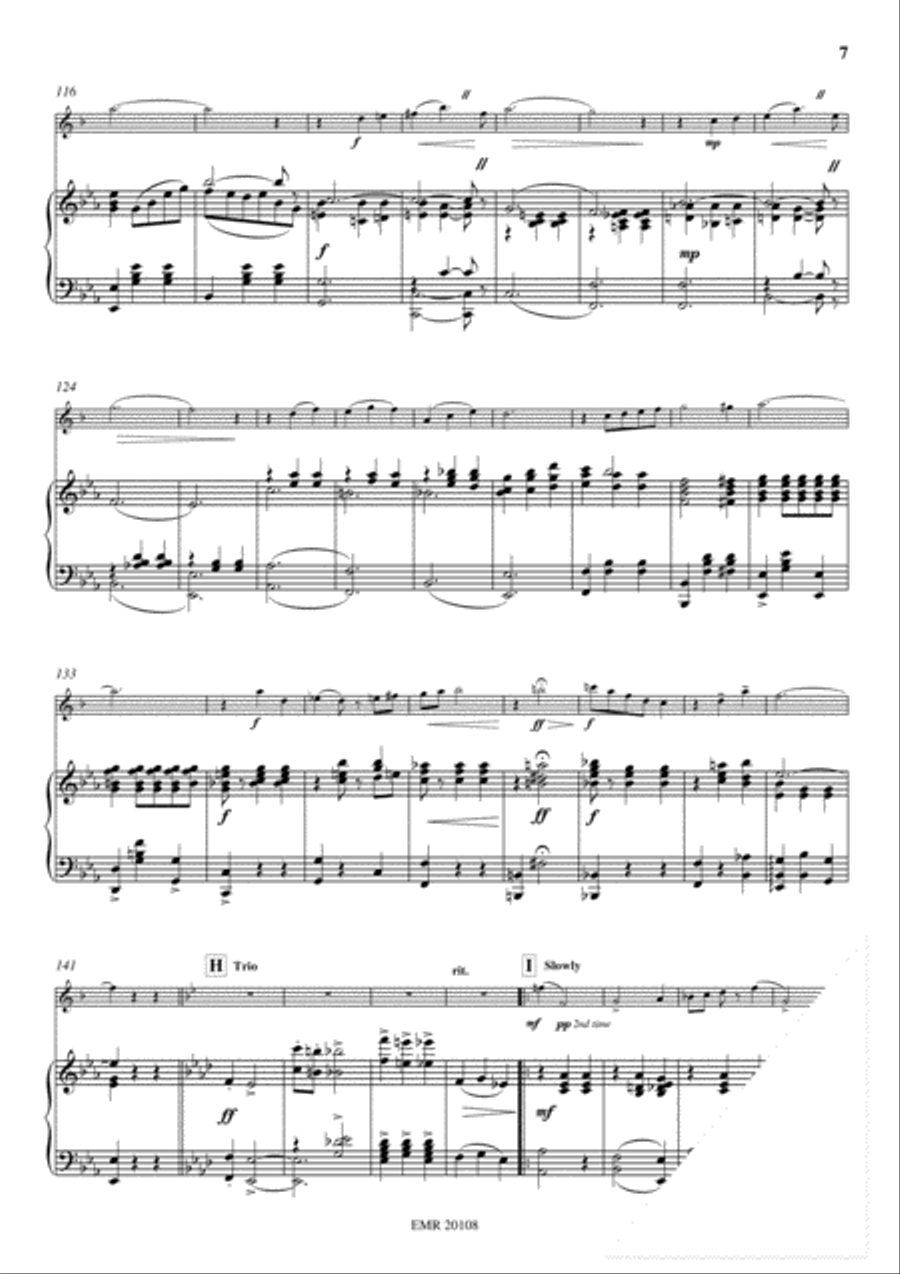 La Petite Suzanne Tenor Saxophone scores gallery preview page 7