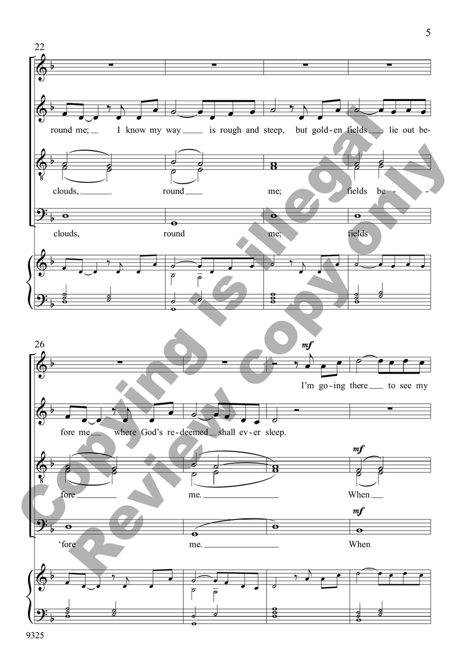 The Wayfaring Stranger The Wayfaring Stranger SATTB scores gallery preview page 5