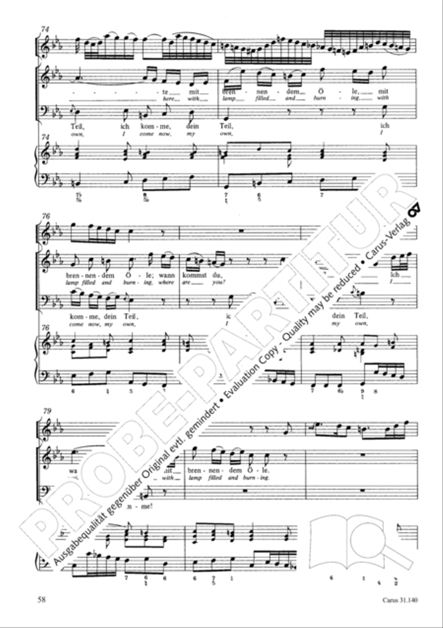 Wake, o wake and hear the voices STB scores gallery preview page 59