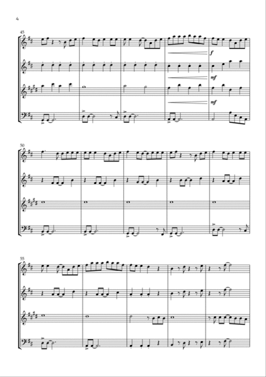 Shivers Woodwind Quartet scores gallery preview page 4