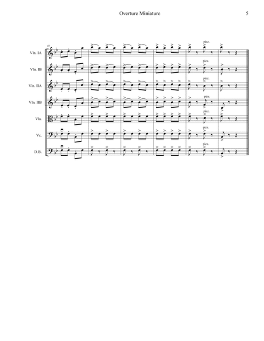 Overture Miniature, from The Nutcracker Ballet, String Orchestra, intermediate, score and parts image number null