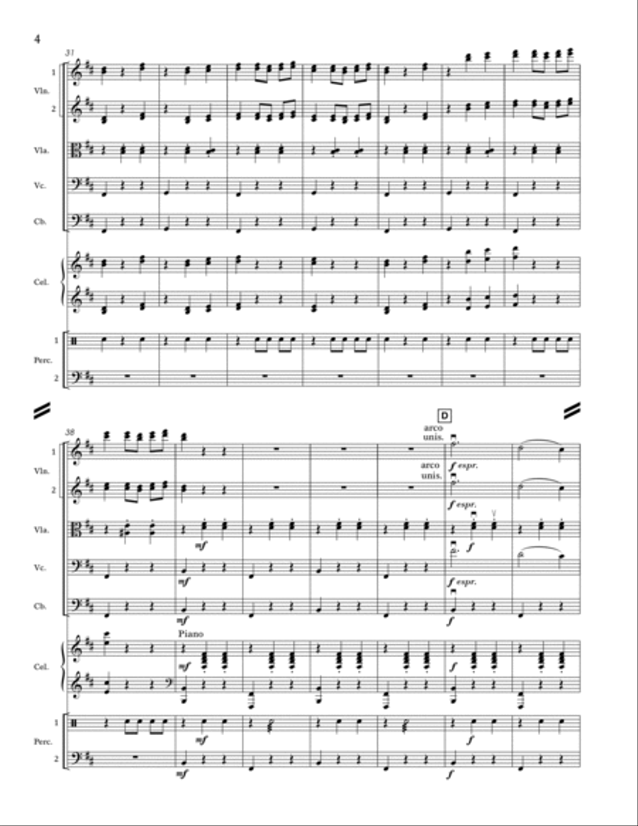 Waltz No. 2 - Conductor Score (Full Score) Conductor Score scores gallery preview page 4