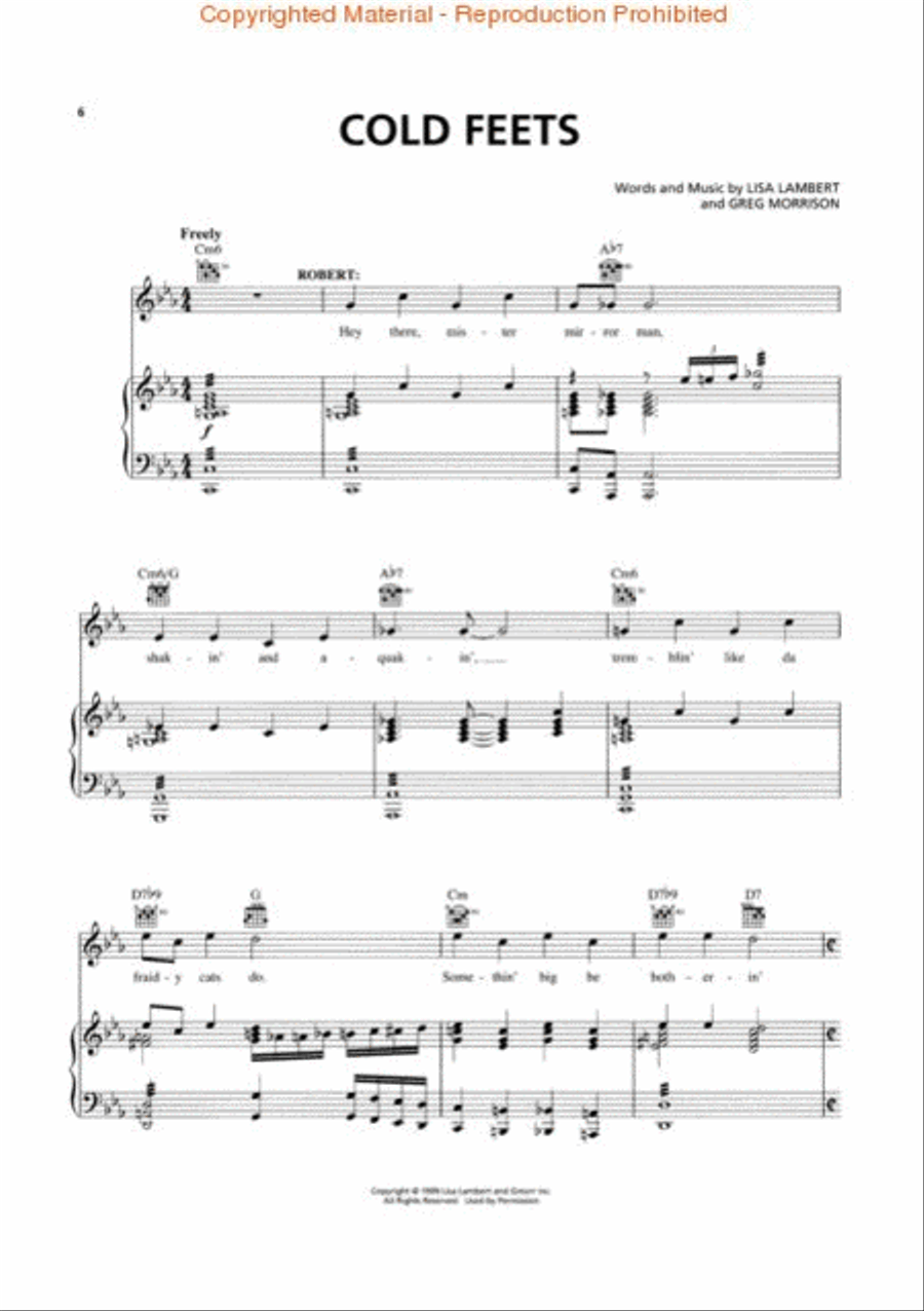 The Drowsy Chaperone The Drowsy Chaperone Piano, Vocal scores gallery preview page 3