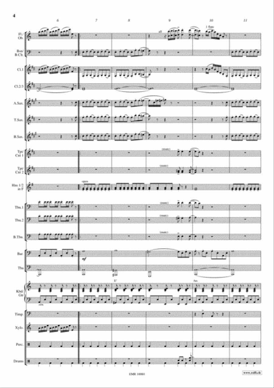 Money, Money, Money Concert Band scores gallery preview page 5