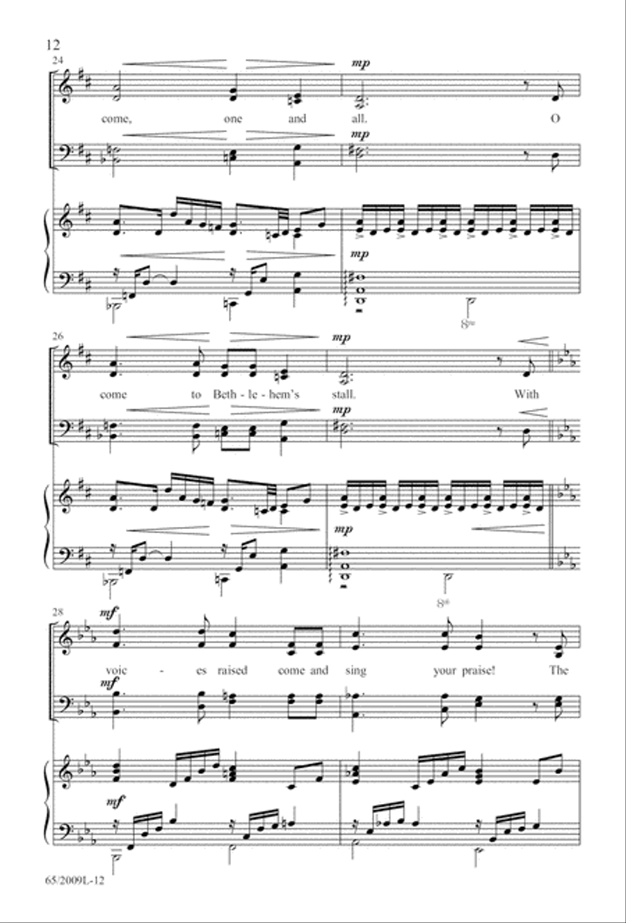 Rise Up! A New Light A-Comin’ 4-Part scores gallery preview page 13