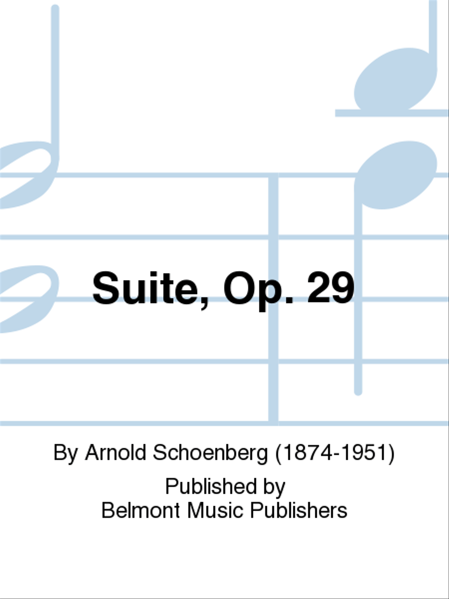 Suite, Op. 29 Chamber Music scores gallery preview page 1