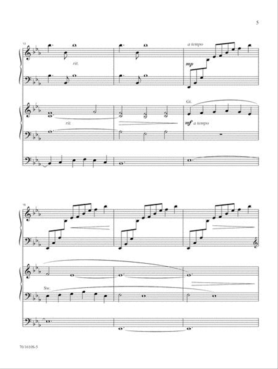 In Dulci Jubilo Organ scores gallery preview page 5