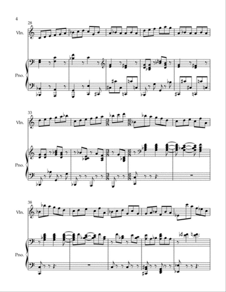 La capricieuse Violin Solo scores gallery preview page 4