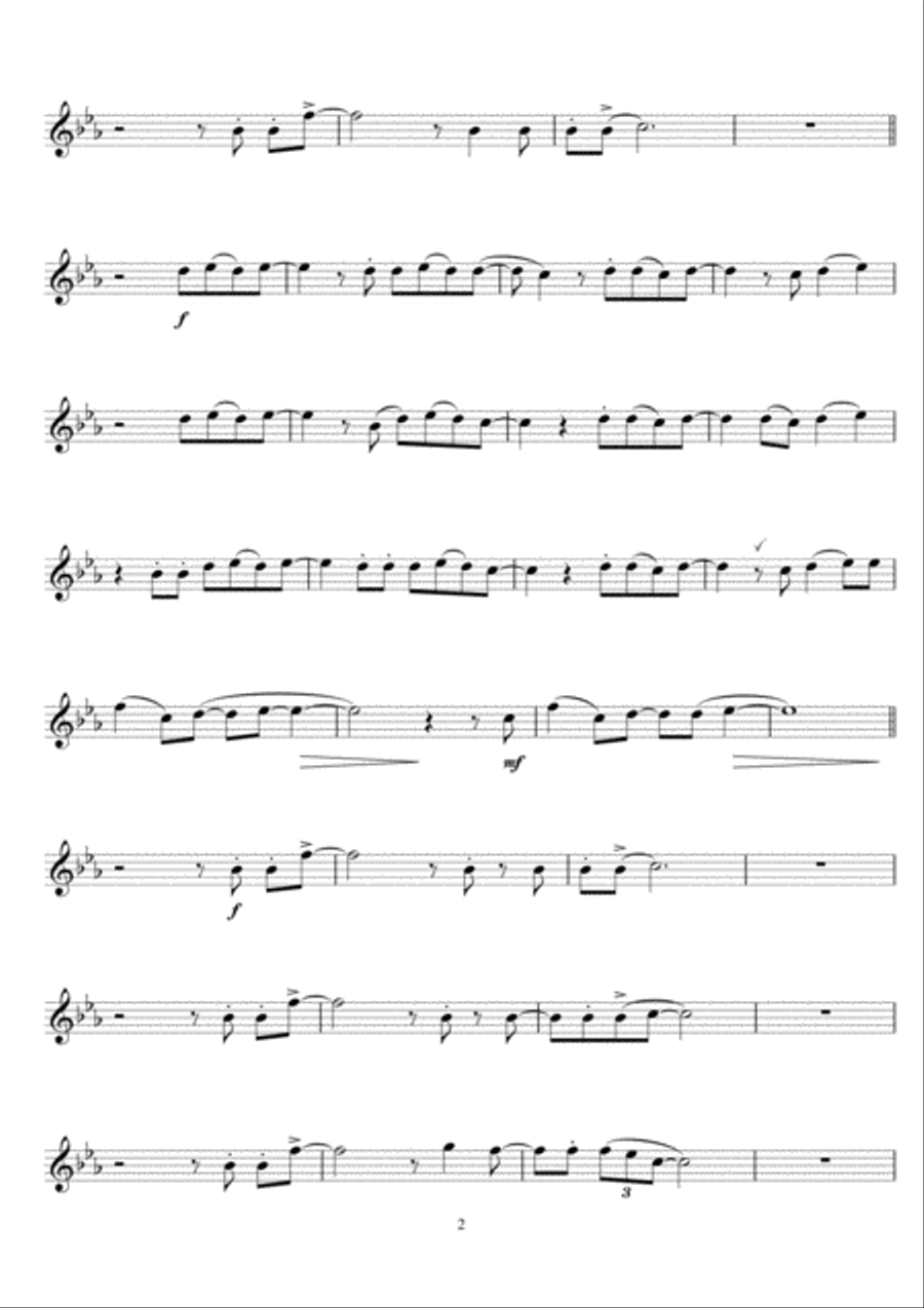 Jealousy Jealousy Flute Solo scores gallery preview page 2
