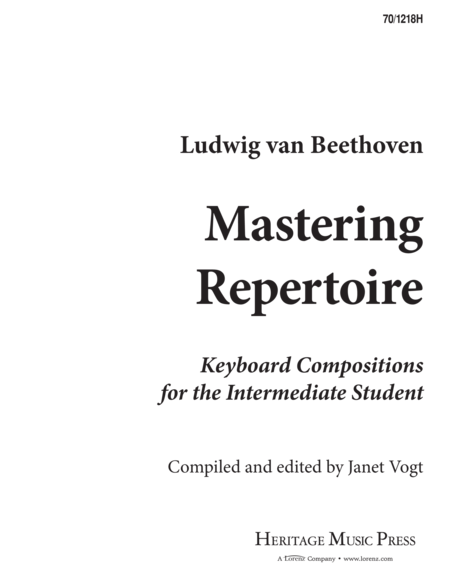 Mastering Repertoire: Beethoven