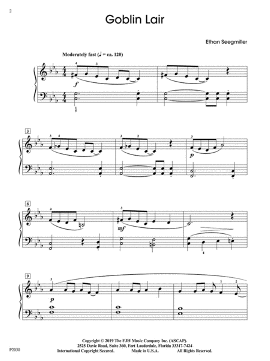 Goblin Lair Goblin Lair Piano Solo scores gallery preview page 2