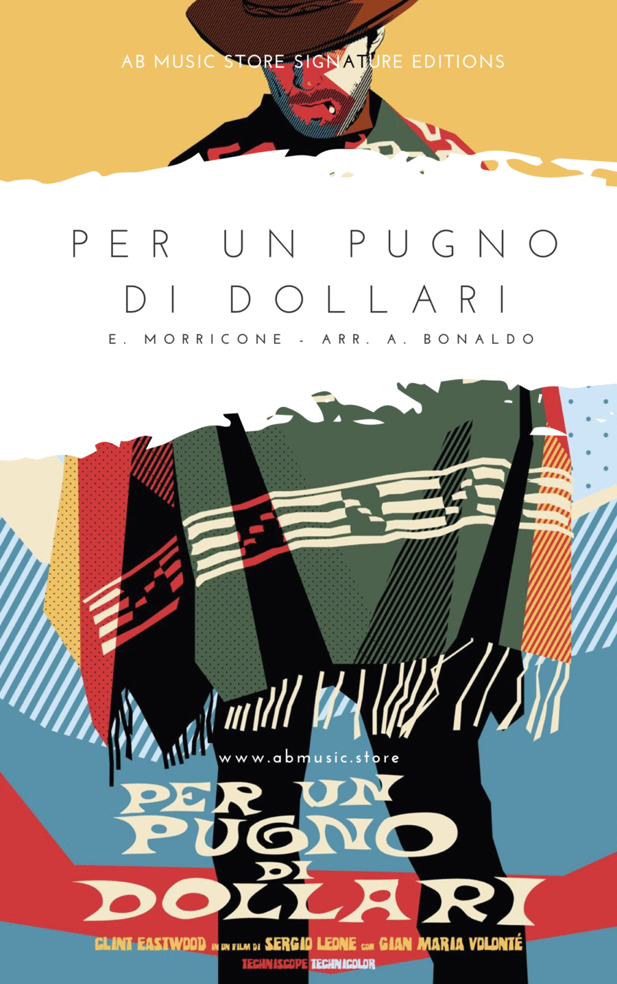 Per Un Pugno Di Dollari Brass Ensemble scores gallery preview page 1