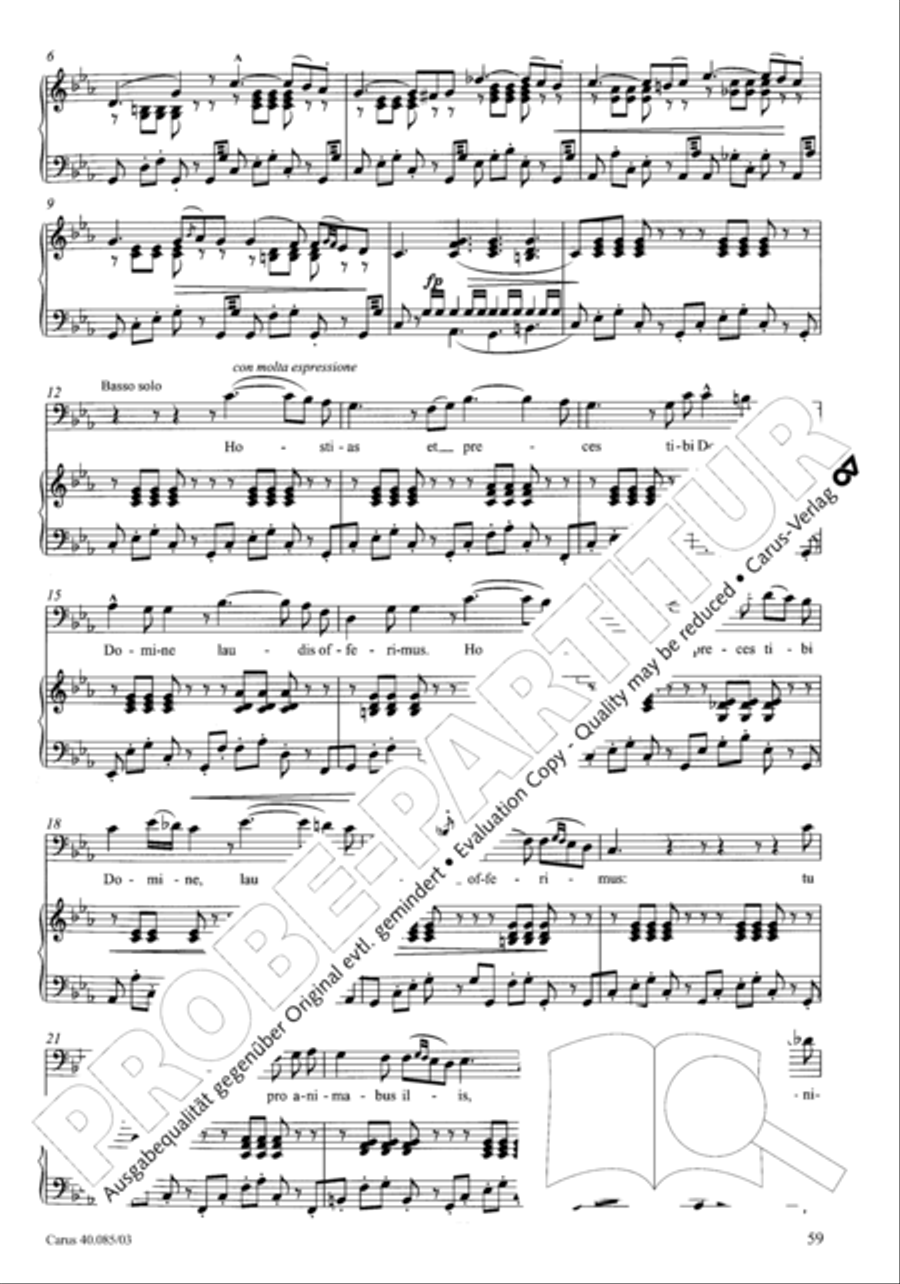 Missa pro defunctis Missa pro defunctis 4-Part scores gallery preview page 60