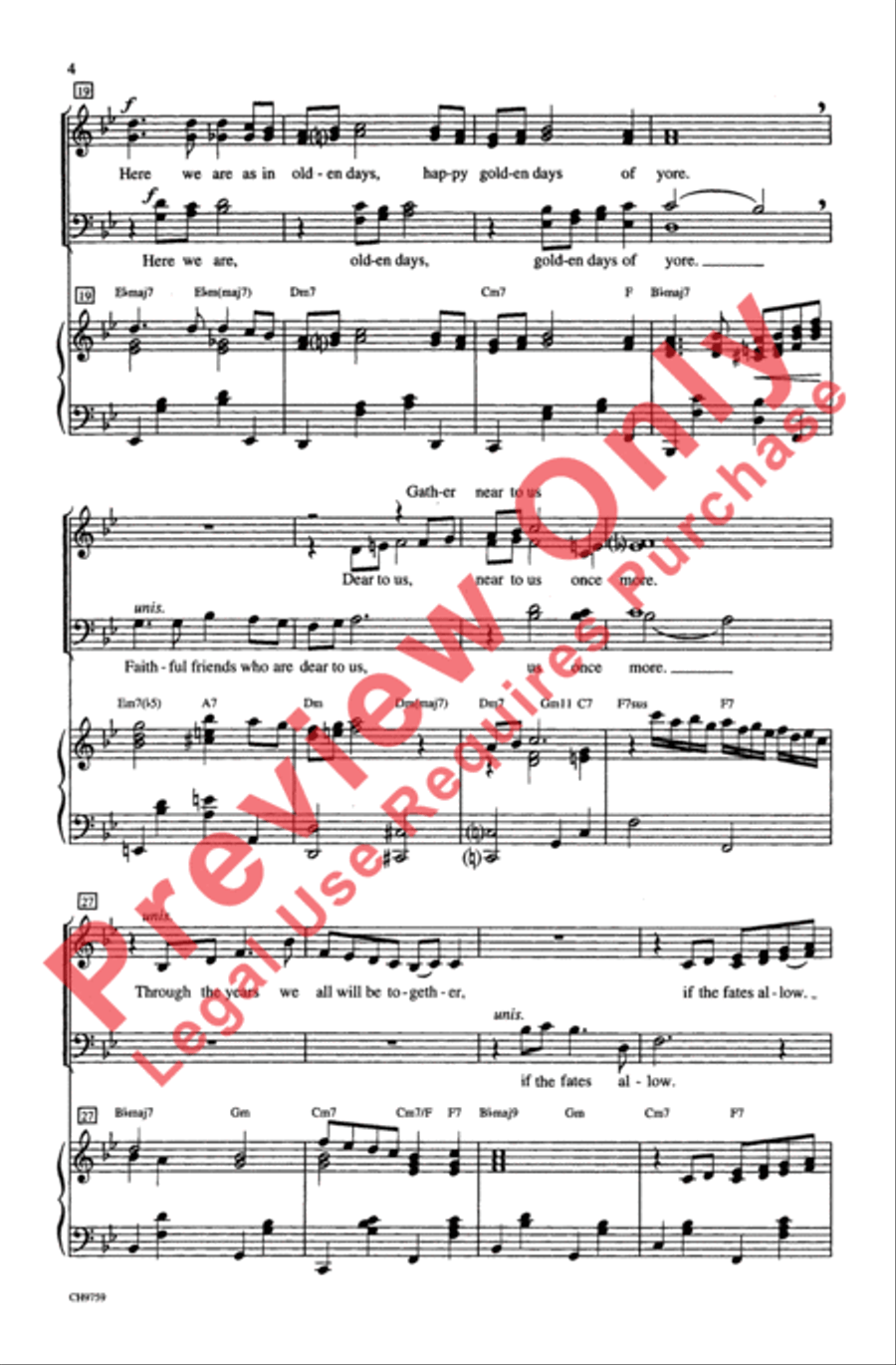 Have Yourself a Merry Little Christmas 4-Part scores gallery preview page 4