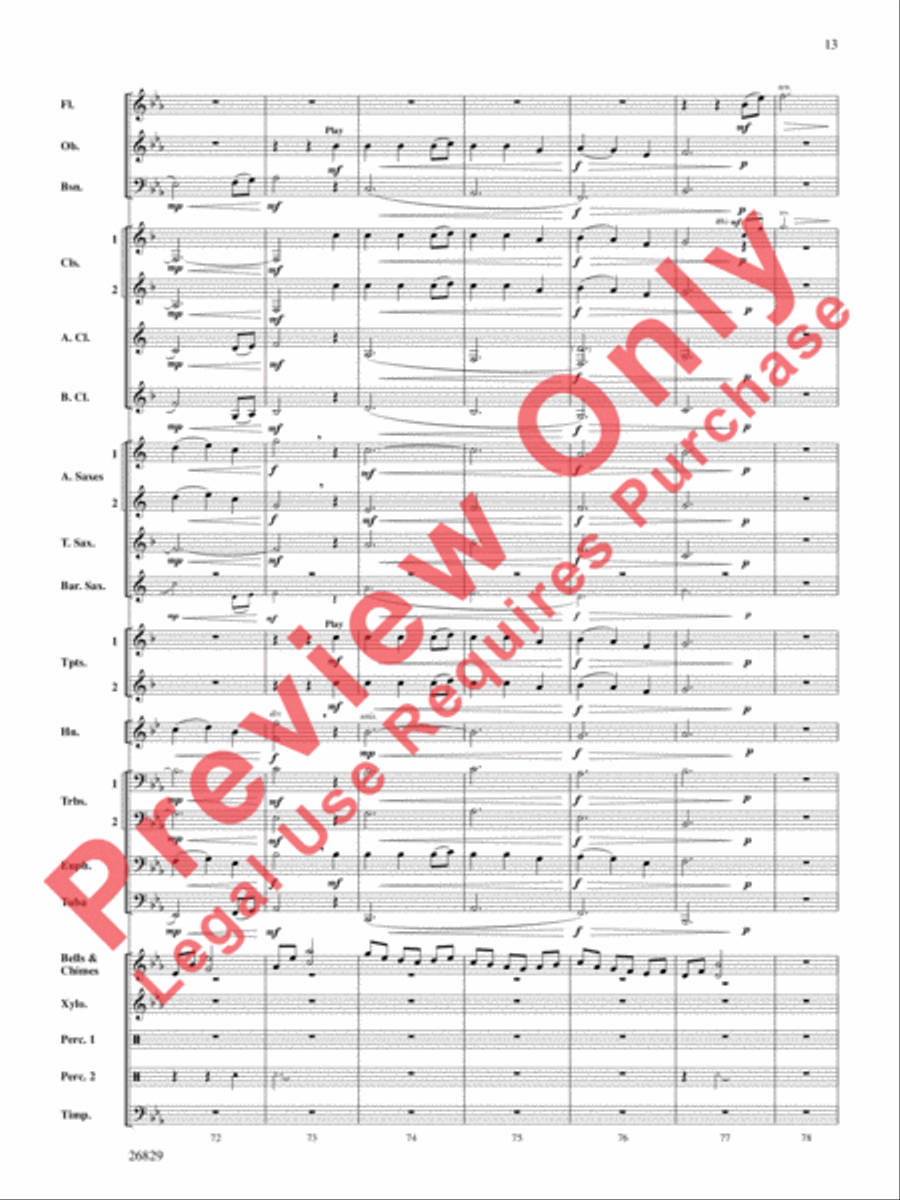 Semper Melior Semper Melior Concert Band scores gallery preview page 14