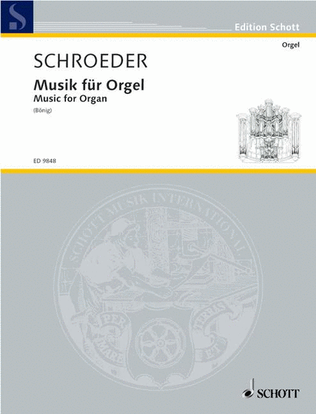 Book cover for Music for Organ