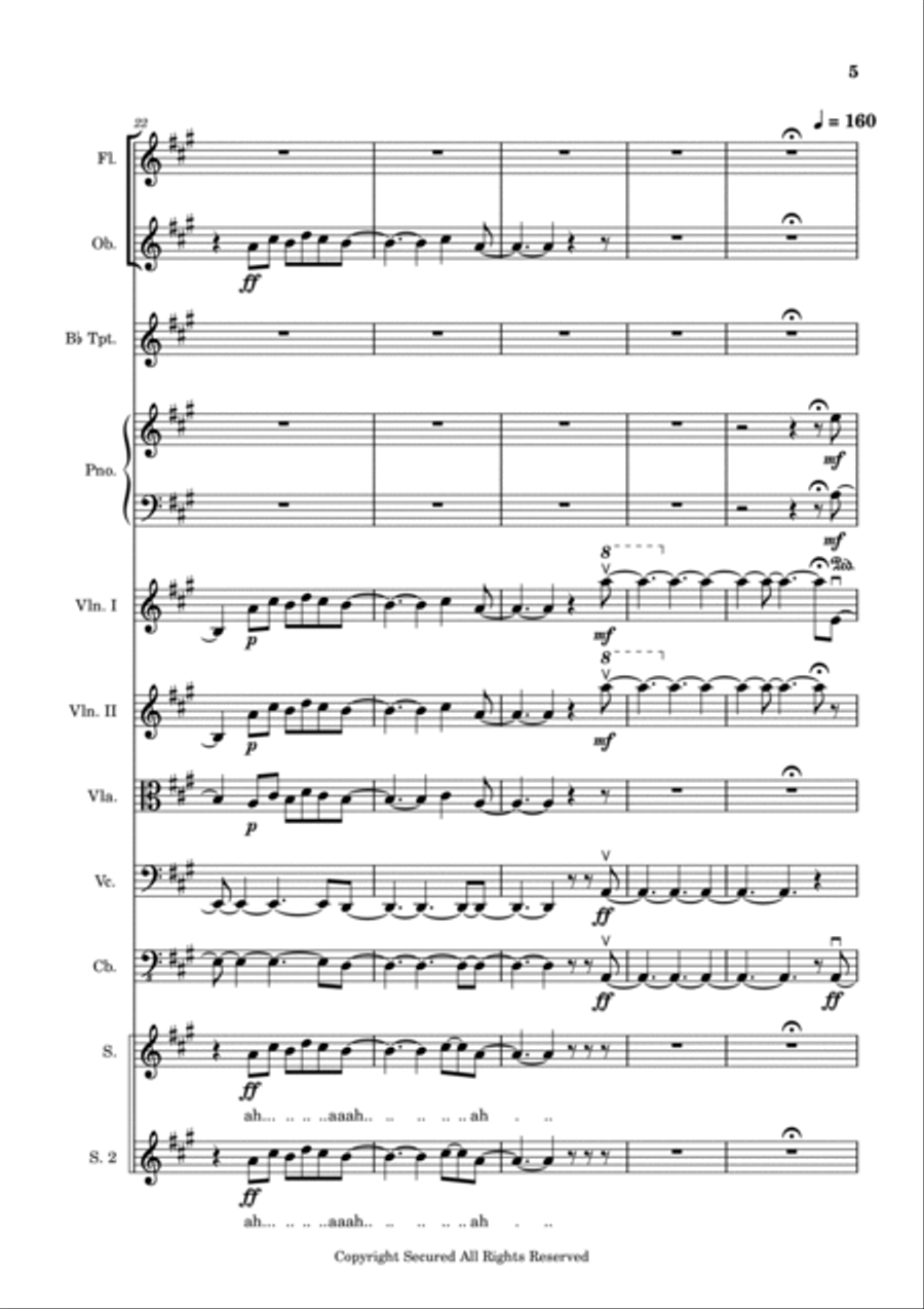 Tribute Full Orchestra scores gallery preview page 5