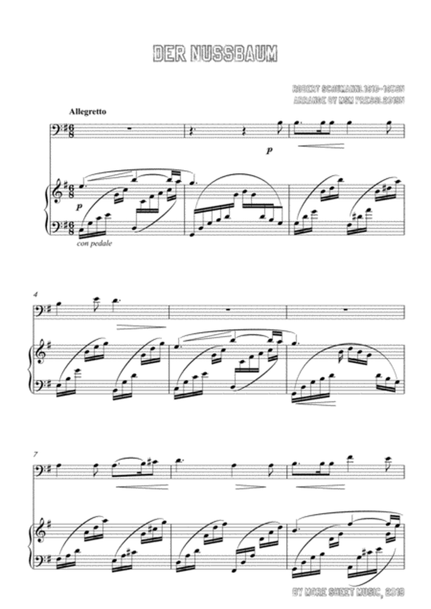 Schumann-Der Nussbaum,for Cello and Piano image number null