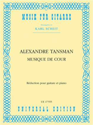 Book cover for Musique De Cour, Guitar/Orches