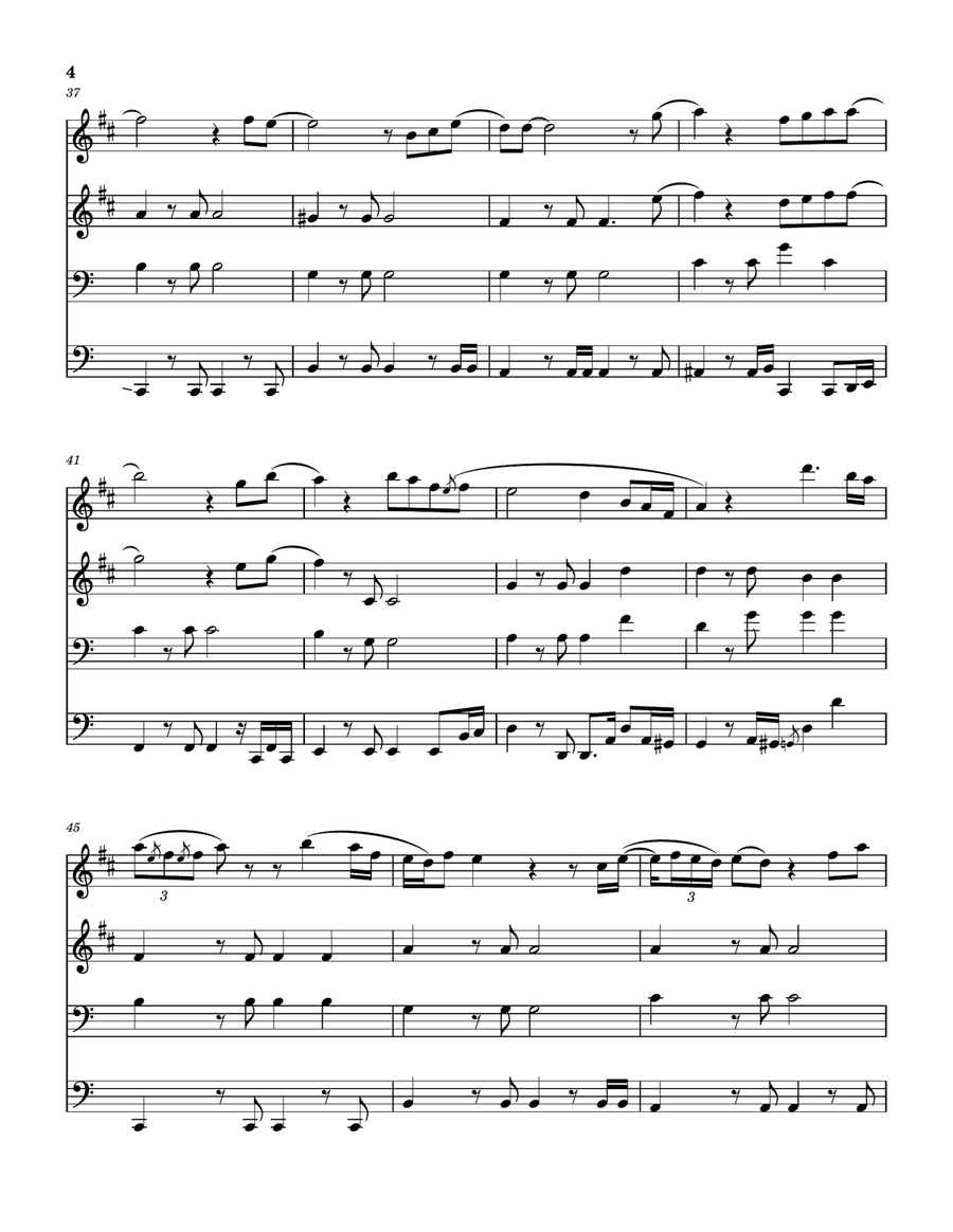 Devotion Brass Quartet scores gallery preview page 5