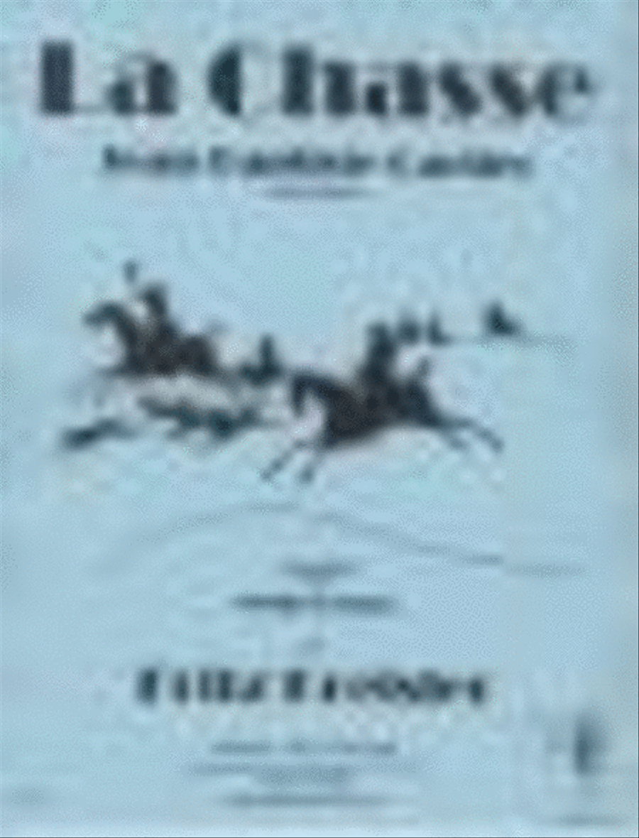 La Chasse Violin Solo scores gallery preview page 1