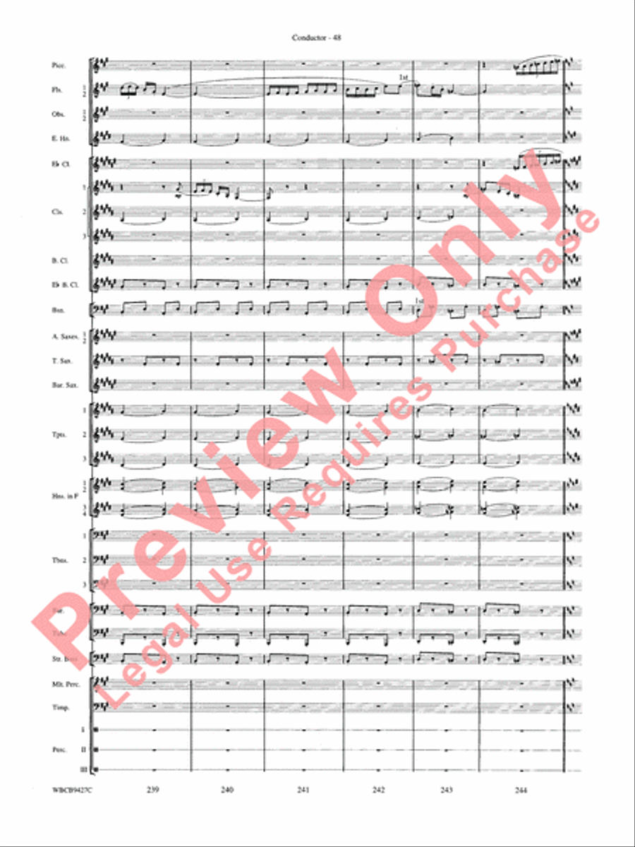 An American in Paris An American in Paris Concert Band scores gallery preview page 50