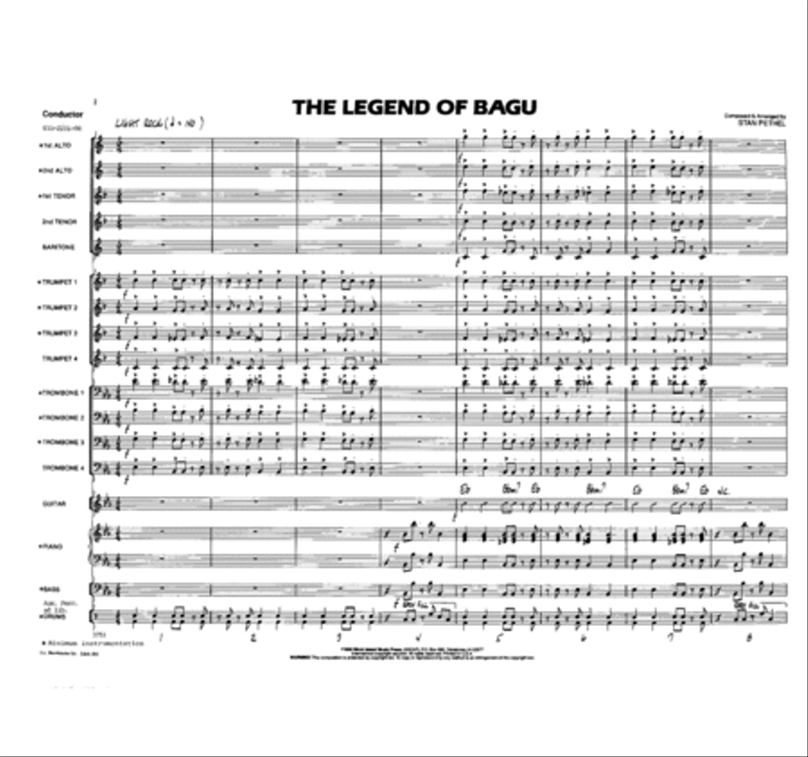 Legend of Bagu Jazz Ensemble scores gallery preview page 2