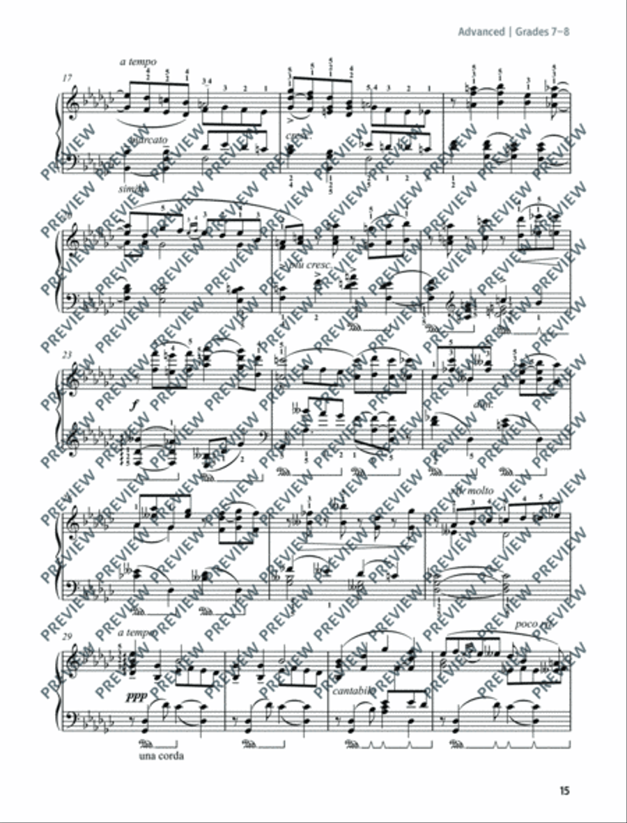 Women Composers Piano Solo scores gallery preview page 16