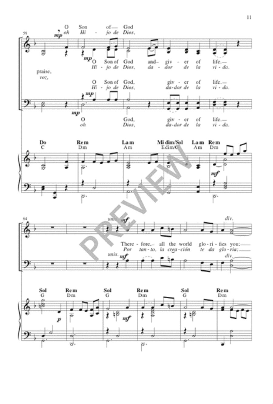 Alegre Luz 4-Part scores gallery preview page 11