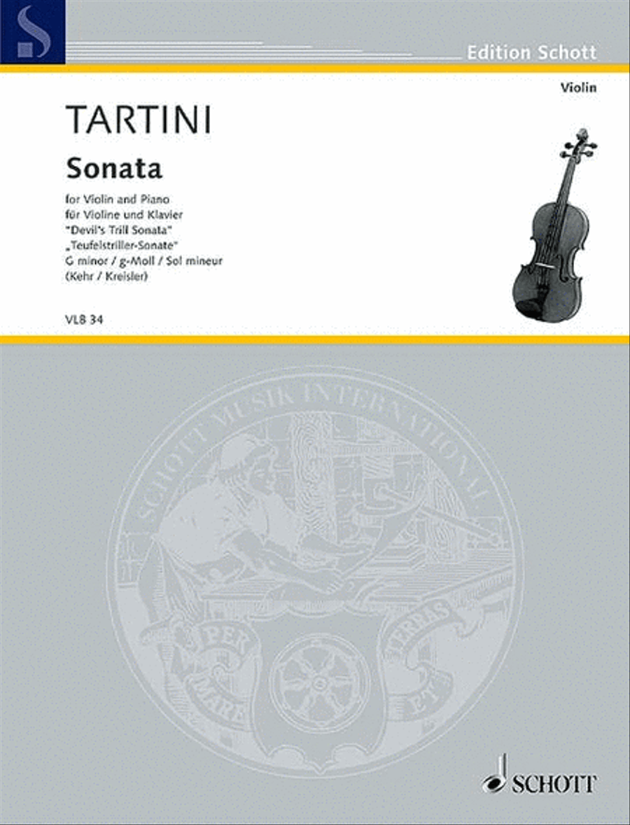 Sonata G Minor Violin Solo scores gallery preview page 1