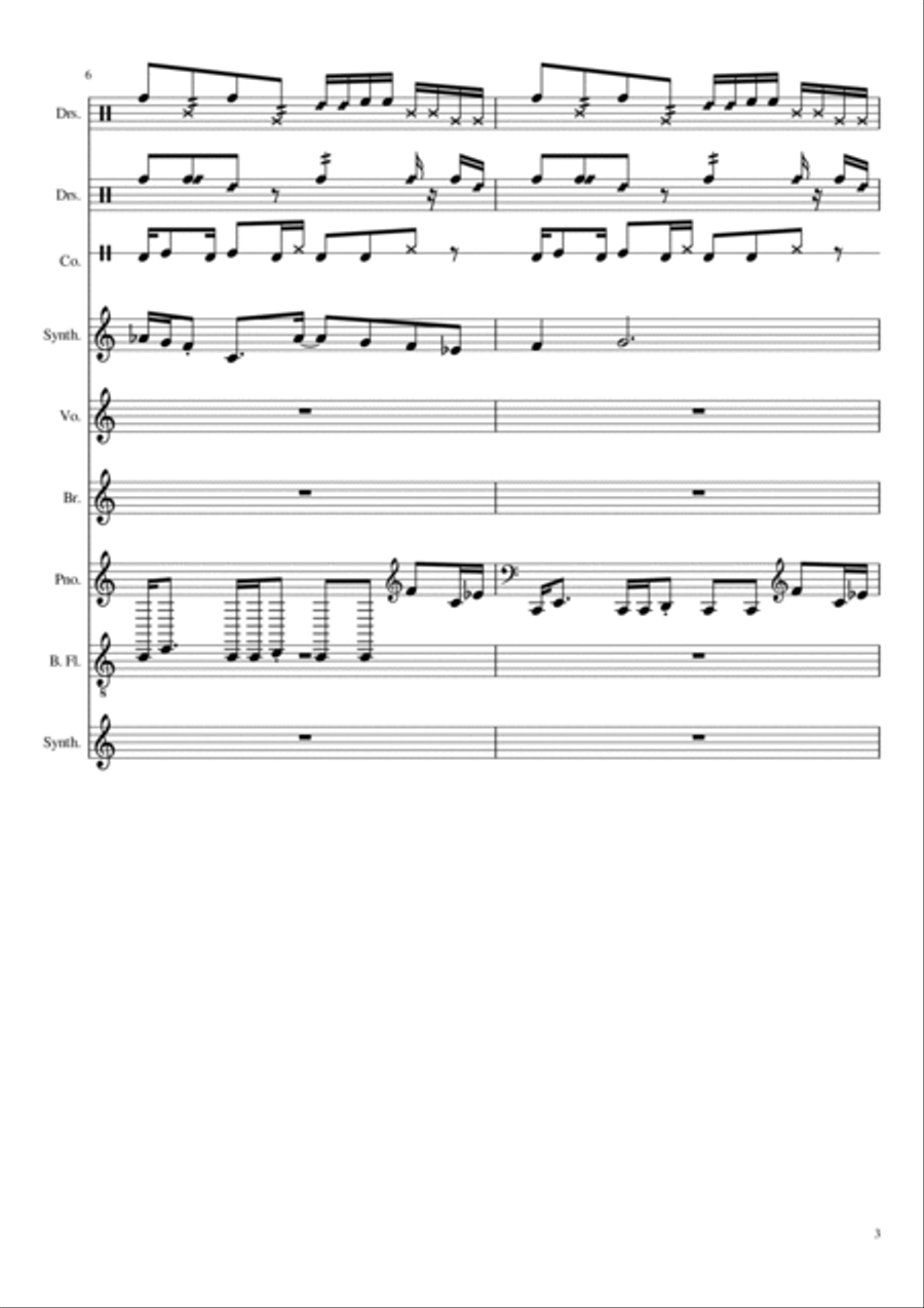 BarunFilmTrailerCastingMusic Small Ensemble scores gallery preview page 3
