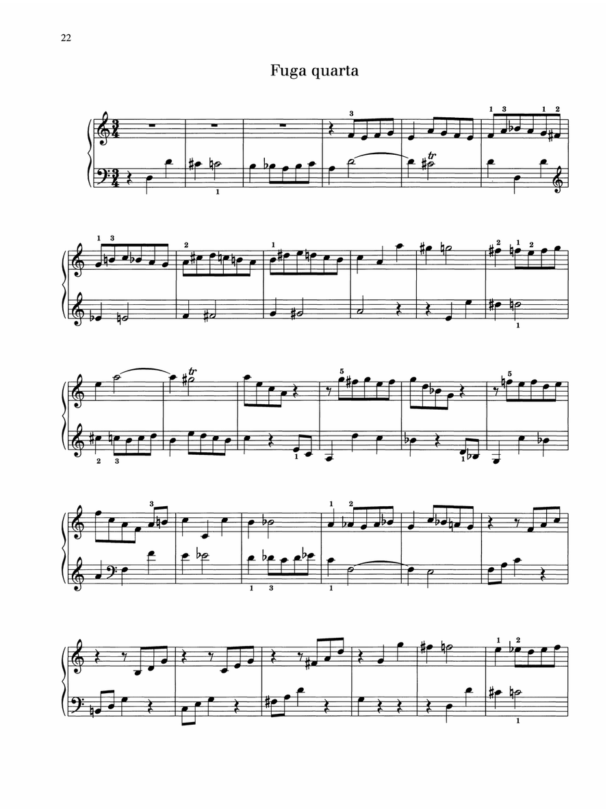 Fugue D minor