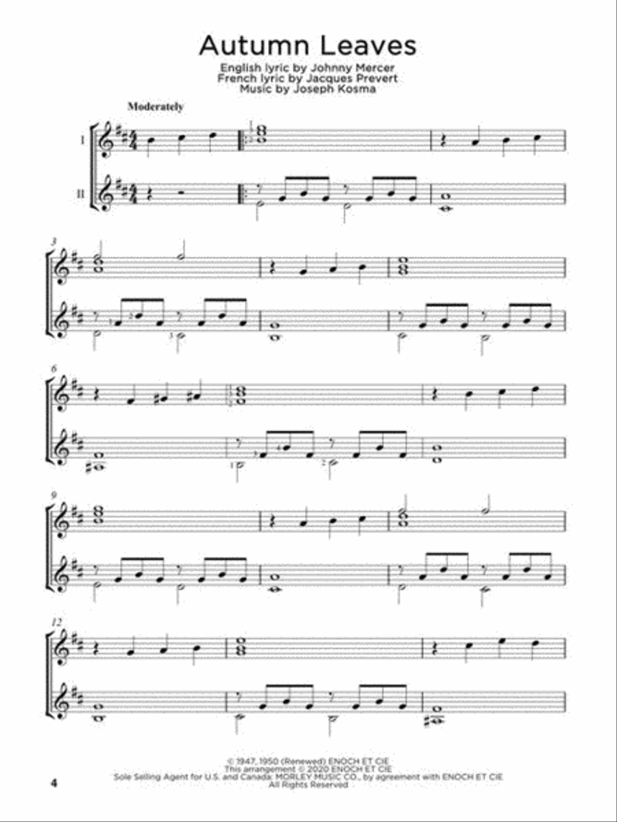 First 50 Guitar Duets You Should Play Electric Guitar scores gallery preview page 4