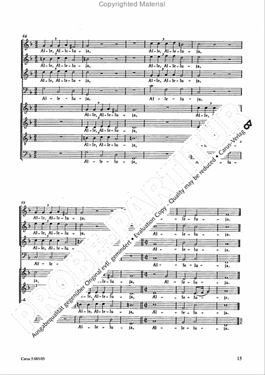 Come, Holy Ghost (Komm, heiliger Geist) 4-Part scores gallery preview page 16