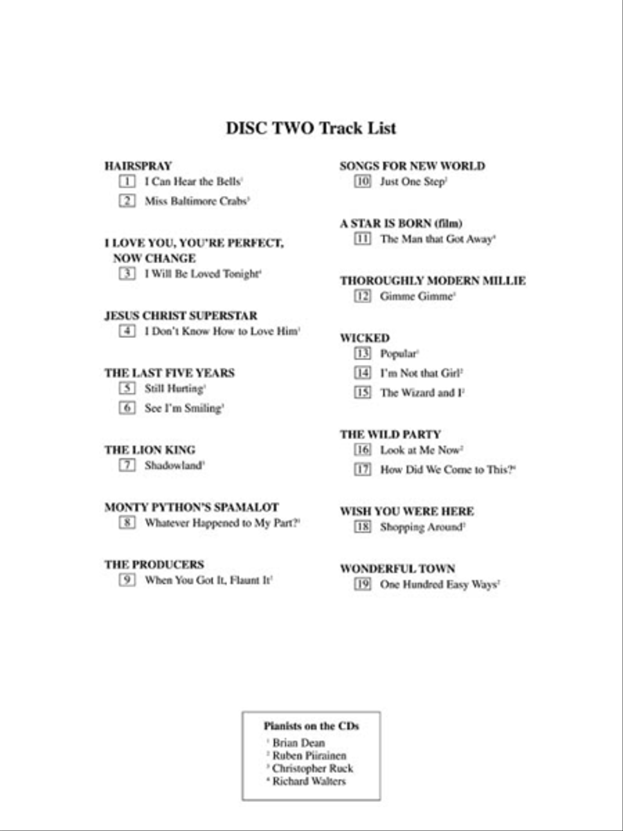 Singer's Musical Theatre Anthology - Volume 4 Mezzo-Soprano Voice scores gallery preview page 3