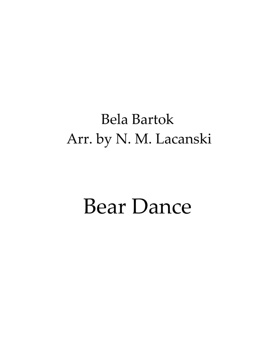Bear Dance image number null