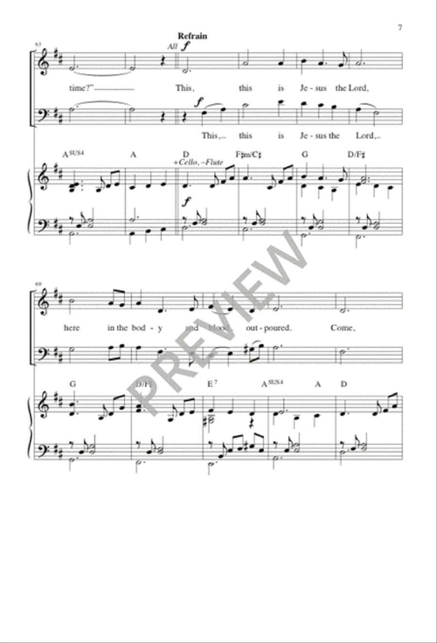 Wood of the Cradle 3-Part scores gallery preview page 6