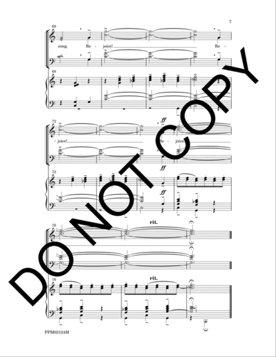 Rejoice in the Lord Rejoice in the Lord 4-Part scores gallery preview page 10