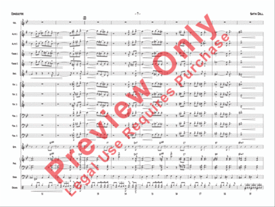Satin Doll (score only) Jazz Ensemble scores gallery preview page 10