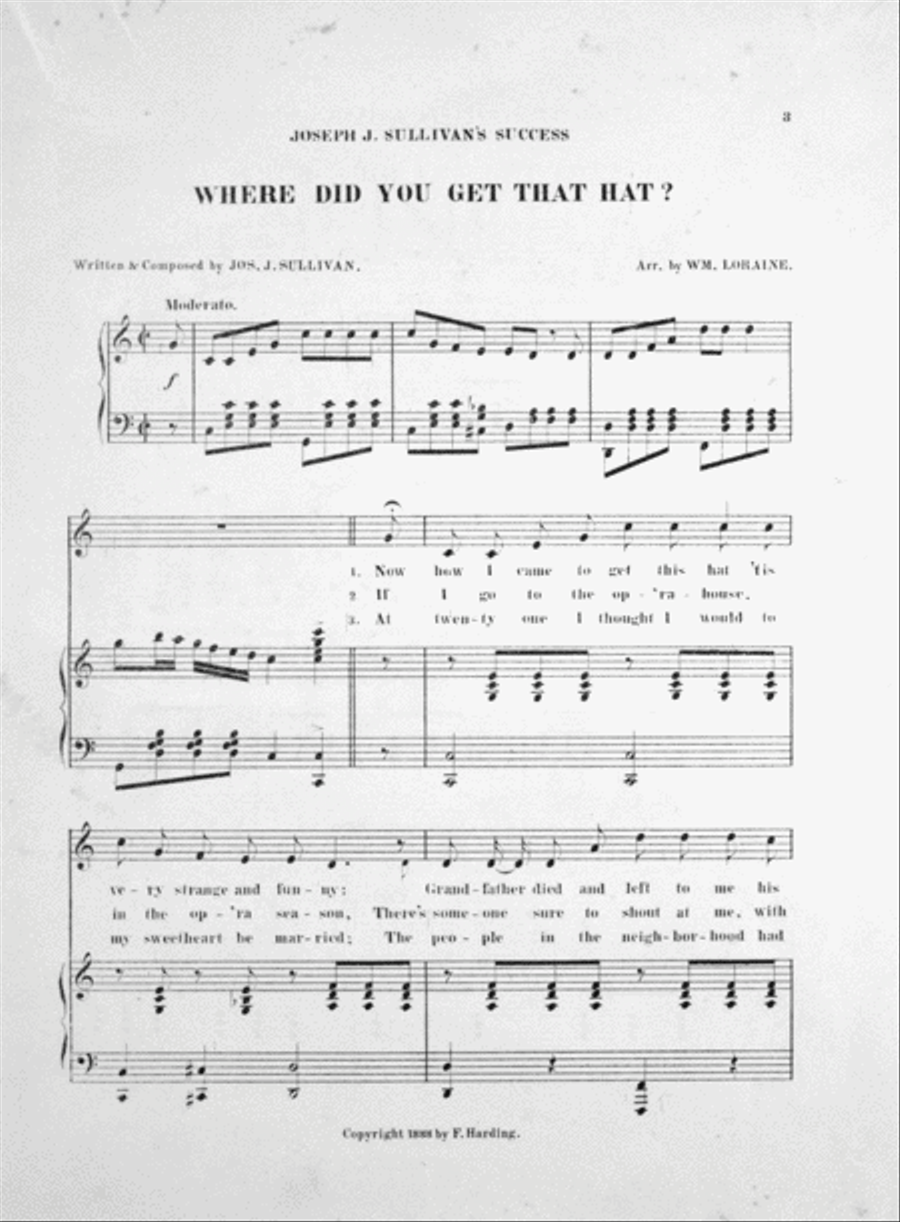 Where Did You Get That Hat Voice scores gallery preview page 2